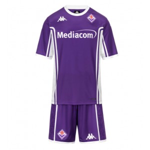 Fotbalové Dres Fiorentina Dětské Domácí Oblečení 2025-26 Krátký Rukáv (+ trenýrky)